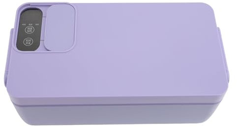 Dpofirs Lunch Box Elettrico Senza Fili, Scaldavivande Portatile, Grande capacità da 1 Litro, Contenitore per il Pranzo Scaldavivande in Acciaio Inossidabile per Ufficio all'aperto