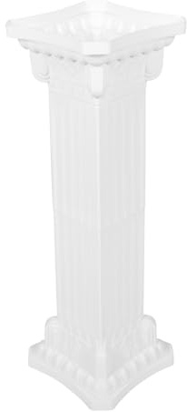 FONDOTIN Decoración De Boda Columna Romana Plástica Para Exteriores Soporte Estilizado Para Flores y Plantas Para Eventos Fiestas y Jardines