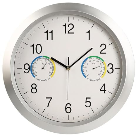 Orologio da parete con termometro e igrometro per ogni stanza