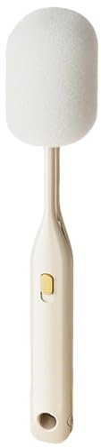 Washing up Brush,Bottle Cleaner Brush,Kitchen Cleaning Brushes,Washing up Brushes Multipurpose (Kitchen, Bathroom,Dishes,Glassware) Water Bottle Cleaning,Plastic Bristles (White)