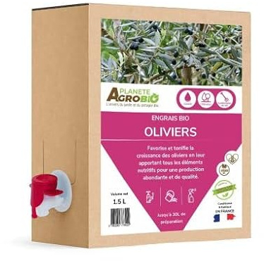 Engrais bio 2.5-2.5-5.0 oliviers 1.5L