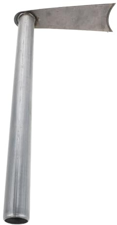 DIYEAH Azada de Jardín Portátil de Hierro Resistente Pequeña Azada Manual Mango Corto para Excavar y Desmalezar en Huertos y Jardines Herramienta de Mano para Aflojar Tierra y Cultivo