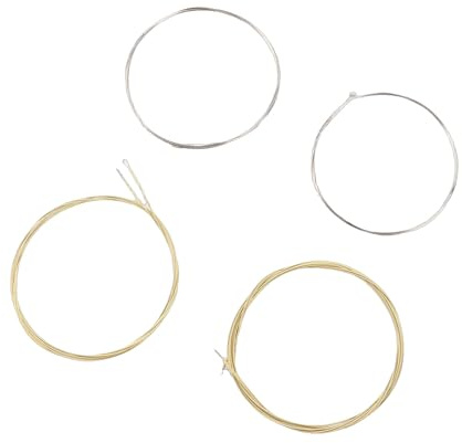 Cuerdas para Mandolina, Juego de 8 Piezas, Acero Inoxidable, Repuestos y Accesorios - Alta Durabilidad, Sonido Claro y Brillante, Fácil Instalación para Músicos
