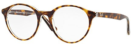 Ray-Ban Unisex-Erwachsene 0rx 5361 5082 51 Brillengestelle, Braun (Top Havana On Transparente)