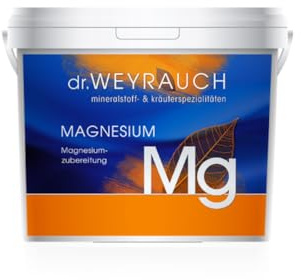 Dr. Weyrauch Mg Magnesium | 1 kg | Ergänzungsfuttermittel für Pferde | Mit Magnesiumbisglycinat