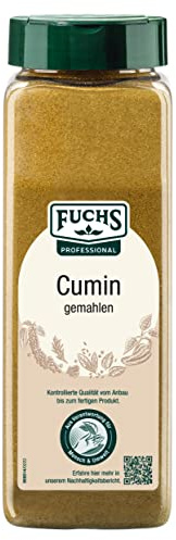 Fuchs Professional - Kreuzkümmel/Cumin gemahlen | 450 g in der Streudose | Für Großverbraucher und Gastronomie