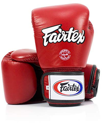 Fairtex BGV1BR Gants de Muay thaï et d'entraînement pour Homme, Femme, Enfant | Gants de Boxe MMA, Kickboxing, Gym, entraînement | Gants de Boxe légers et Absorbant Les Chocs