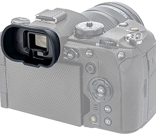 Große Augenmuschel Silikon Kamerasucher Okular für Olympus MFT OM1, OM1II | Verlängertes okular, Ersetzt EP-18 eyepiece, Blendet streulicht im sucher aus, Bequem für außenaufnahmen