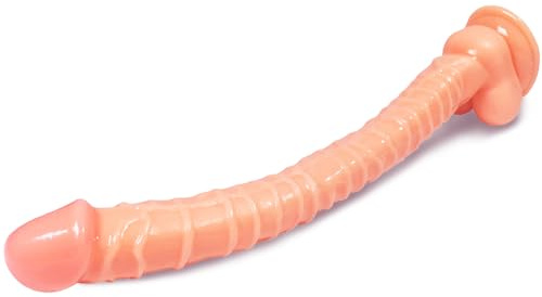 15.74 Inch Extra Long Realistic Dildos, Large Flexible Dildo with Suction Cup, G Spot Anal Dildo Adult Product Sex Toy for Women Female Couple Anal Plug Masturbation Hand Play