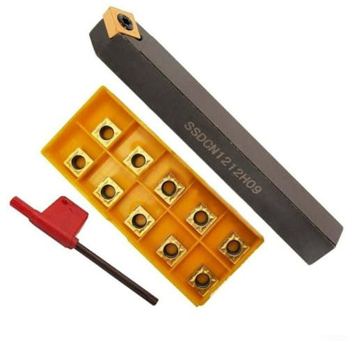 CNC - Fraise d'insertion externe en carbure - Outils de tournage à 45 degrés - SSDCN1212H09 + SCMT09T308 - Pour semi-finition et finition en acier