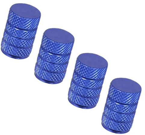 General Valves Set di tappi per valvole per pneumatici in alluminio, adatti per auto e moto