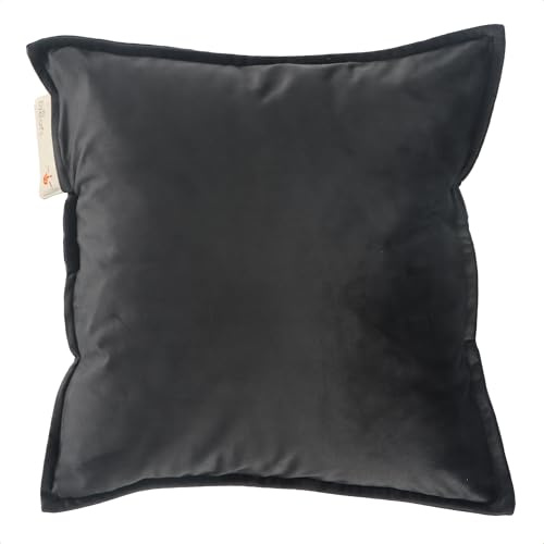 Pleafs® Heizkissen - Plush - Kabellos - Elektrisch Aufladbar (Onyx, 45x45cm)