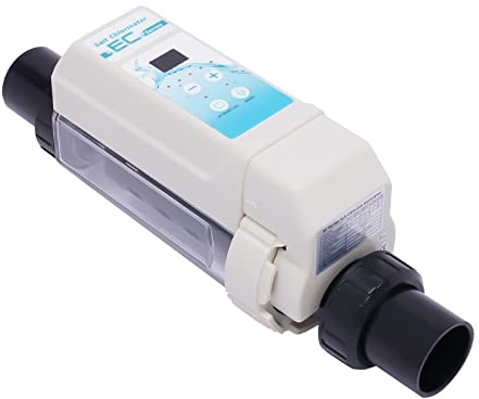 Begoniape Salzwasser Chlorator, Chlorinator für Pools von ≤ 50 m³, 8g/h Chlorausgang, Multifunktional Chlor Generator Chlorgenerator, Einstellbarer Chlorausstoß, Einteilige Konstruktion