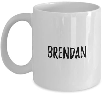 Taza De Té Brendan Custom Name Personalized Idea Tazas Desayuno Uso Diario Tazadecerámica Graciosa Tazapersonalizada Para Oficina Aniversario Regalo 330Ml