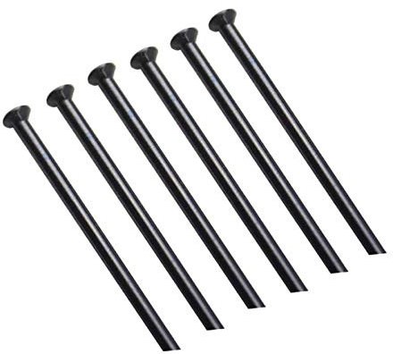 Bike Raggi Acciaio, 15 Diametro calibro 1.8mm Raggi di biciclette Pull rettilineo 304 Ruoti in acciaio inox Acciaio inossidabile Ruote per biciclette Ricambi ciclismo Ruota MTB Raggi e tappi(Length 28