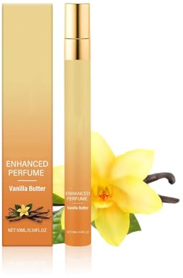 Vanilla Perfume, Eau de Parfum mit Vanille-Extrakt für Frauen, Mini-Parfüm mit Vanille-Parfümöl, Reisegröße und langlebig, erfrischt Körper und Haar (10ml, 1pc)