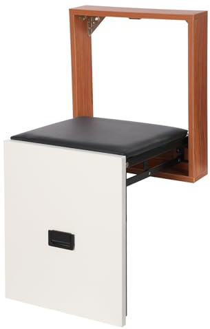 Desnysmf 150KG 35.5 * 36.5cm Schuhwechselhocker Klappbarer Wandhocker Mit Griff Schuhwechsel Duschklappsitz Wandmontage für die Installation an der Wand des Schuhschranks, am Eingang