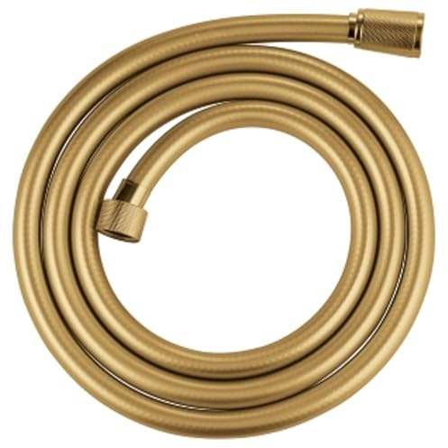 GROHE Flexible de douche salle de bains, Silverflex TwistStop, tuyau de douche 1750mm, anti-pliures, finition couleur dorée, raccord fileté universel 1/2, 28388GL0