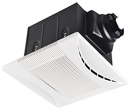 Tech Drive Super-Quiet 90 CFM, 0.8 Sone Bathroom Ventilation and Exhaust Fan (90CFM)