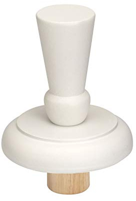 SSWBasics White Wood Standard Neck Finial for Dressmaker Form