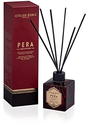 Atelier REBUL PERA DUFTSTÄBCHEN (120ml) - Raumduft Holzig & Würzig - Hochwertiges Duftstäbchen für EIN wunderbares Raumklima