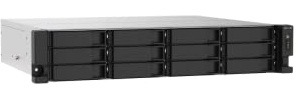 QNAP TS-1273AU-RP-8G-US 12 Bay High-Performance Rackmount NAS with 2 x 2.5GbE Ports, Redundant PSU