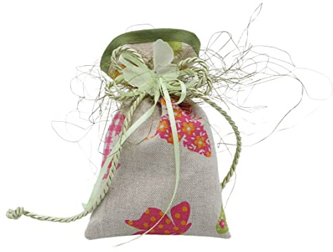 Landhuis Handmade – Lavendelsäckchen mit Schmetterling – Duftsäckchen mit Lavendelblüten für Kleiderschrank, Schublade und Raumduft