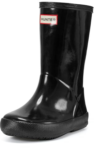 Hunter Womens/Ladies Wide Leg Wellington Boots (7 UK) (Black)