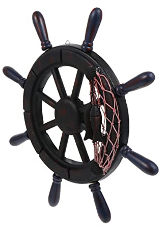 YARNOW Schiffssteuerradmodell Maritimer Ornament Steuerrad-bastelarbeit Dekorationsornamente Wandanhänger Mediterraner Stil