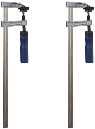 Brüder Mannesmann Schraubzwinge 50 x 300 mm, DIN 5117, M90402 (Silber)