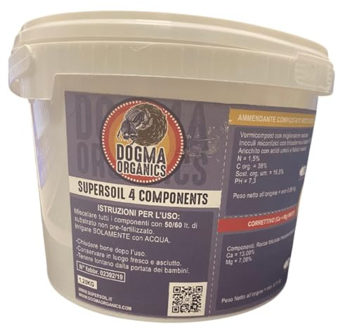 Supersoil 4 componenti | Dogma Organics (EXTRA SMALL 1,2 Kg)