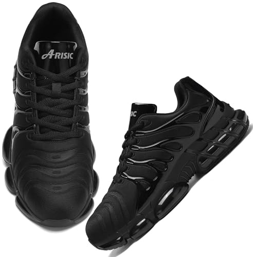 ARISIC Baskets de sécurité pour homme et femme - Légères - Embout en acier - Chaussures de sécurité confortables - Antidérapantes - Chaussures de travail avec coussin d’air - Baskets industrielles