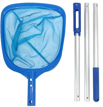 JKELPV Poolreinigungsset Pool Maintenance Kit Pool Staubsauger Set Pool Bodenreinigungsset Bodenreinigungsnetz für Poolfilter Schwimmbad Staubsauger Set Poolzubehör(114cm Filter Net)