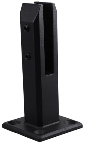 HOMSFOU Pool Fence Clamp Stainless Steel Balustrade Post Clip No Drilling for Outdoor Indoor Use