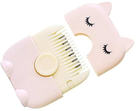 Yuemeuy Pettine Rasaerba | Rifinitore Doppie Punte - Accessorio 2 In 1 Per Frangia Bambini, Rimozione Doppie Punte Per Casa Viaggio Adulti