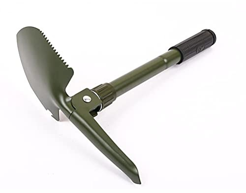 RASTKY Portable Foldable Shovel Grade Camping Spade with Carry Bag for Campers and Hunters (ArmyGreen)