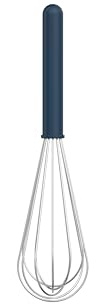 Mepal - Edelstahl-Schneebesen Chef it - Langlebigen Drähte behalten ihre Form - Einfache Reinigung - Spülmaschinengeeignet - Küchenutensilien - 30 cm - Navy