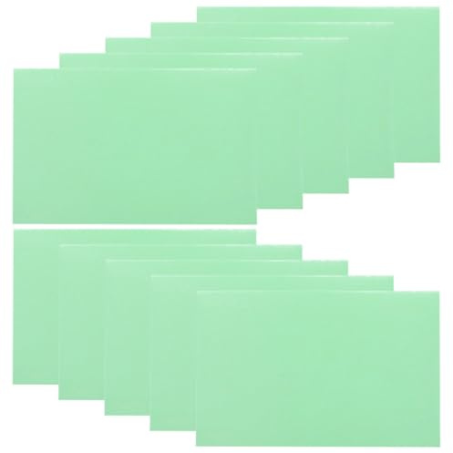 Warmhm Paño para Limpiar Joyas de Plata 10 Piezas Doble Capa de Microfibra Verde Flexible y Versátil para Pulir y Cuidar sin Dañar las Joyas