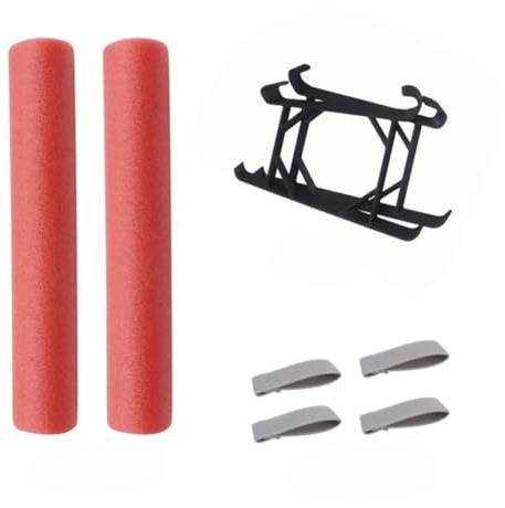 EasyByMall Trípode flotante de mejora de altura para DJI Mini 5 Pro, soporte flotante de espuma ABS con soporte elevado para despegue y aterrizaje estables, color rojo