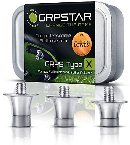 GRPS Type X - Profi Fußball Stollen - Höhe verstellbar 15mm 13mm 11mm