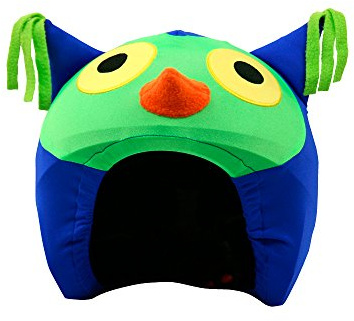 COOLCASC® Helmüberzug Universal - Kompatibel mit Fahrradhelm & Skaterhelm | Dehnbares Lycra passt auf jeden Helm, Einheitsgröße, personalisiere deinen Helm, einfach aufzuziehen, Geschenk Kinder