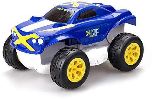 Exost RC 20252 Mini Aquajet by Silverlit, 2 in 1: ferngesteuertes Auto und Boot, Amphibienfahrzeug, Reichweite 25m, 8 kmh, Maßstab 1:18, blau, ab 5 Jahren