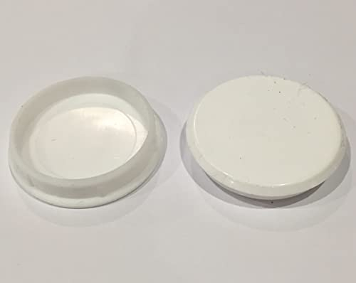 35mm Hinge Hole Cover Caps 12 Pces White Colour for Kitchen Cabinets