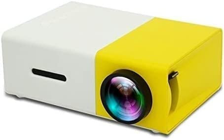 ONOTEC Video Projectors, Full HD 1080P Projector 4500:1 Contrast Portable Mini LED Video Projector Support 1600 Lumens HDMI VGA AV USB