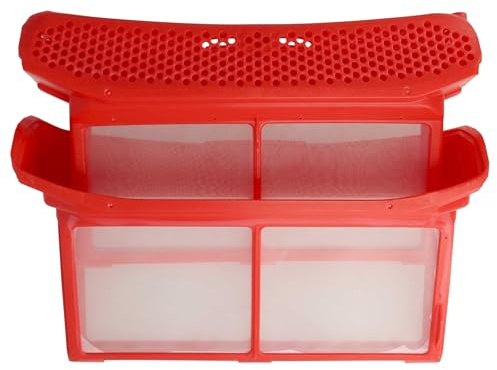 vhbw filtro anti-lanugine compatibile con Bosch/Siemens WT45H290FF/01 asciugatrice, asciugatrice a pompa di calore - Filtro + supporto
