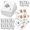 Gadpiparty 10 Sets Mini-Pokerkarten Spielkarten Miniatur-Kartenset Kleine -Spielkarten Für Kinder Erwachsene Tolles Neuheitsgeschenk Partybevorzugung