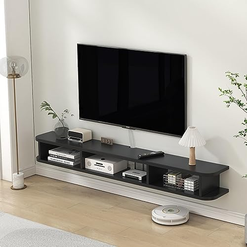 Tv Schrank Hängend - Tv Lowboard - Wandmontage TV-Schrank, Medienkonsole, Unterhaltungszentrum, TV-Regal, Wandmontierter TV-Schrank, Wandschrank, 140 Cm, Einfach Zu Installierender TV-Schrank ( Color