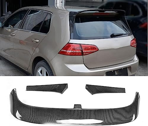 DTGTEX Auto Heckspoiler für Vw Golf 7 VII MK7 Hatchback 4-Door Standard 2014-2019, Kofferraumspoiler Heckflügel Auto Universal Heckspoiler Schwanzflügel Kratzfeste Heckspoiler