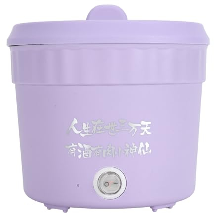 Cuociriso Piccolo, Mini Cuociriso Da 1,2 Litri, Macchina Per Riso Portatile Pentola Per Ramen Pentola Calda Elettrica Multifunzione Pentola Rapida Per Ramen Ravioli Di Pasta (EU)