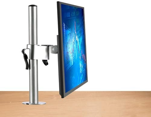 Soporte de monitor ajustable, brazo de monitor giratorio e inclinable de altura ajustable, soportes de monitor ergonómicos para pantallas planas y curvas de 17-32 pulgadas ( Color : Floor style )